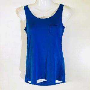 Boutique-Tracy Negoshian Daphne Tank Royal Blue